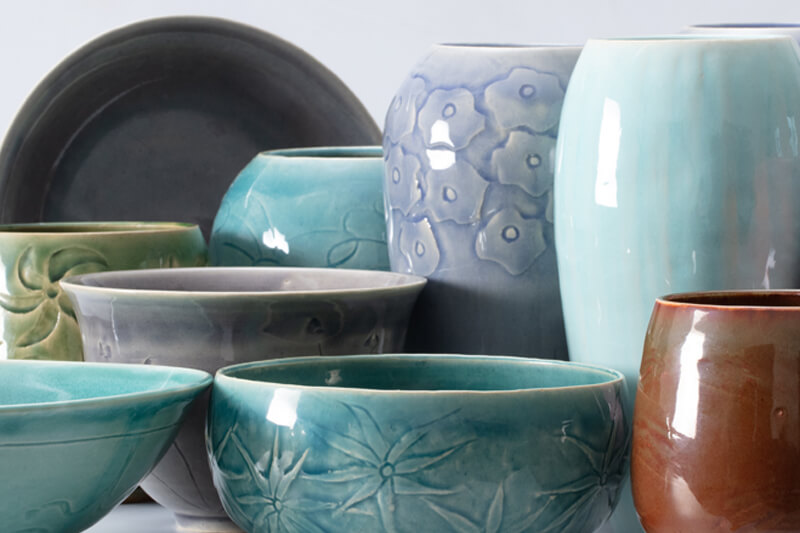 glazed pottery - luisa torres handmade ceramics